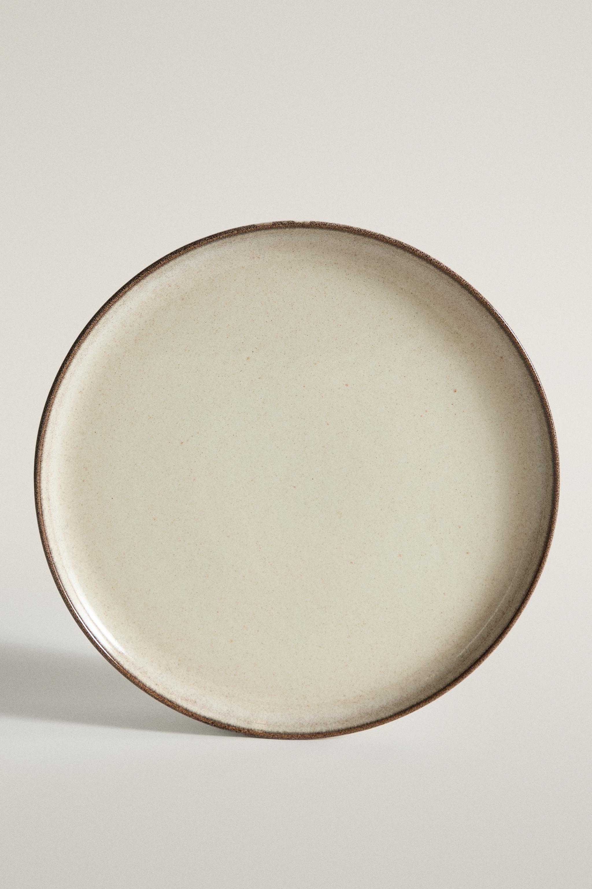 ASSIETTE PLATE GRÈS